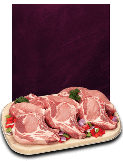 Tabla de cortes de carne de cerdo.