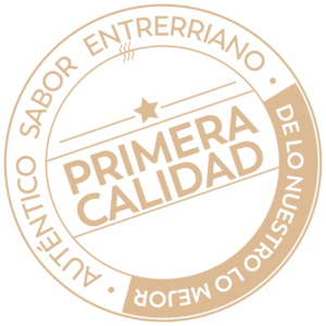 sello de calidad dorado